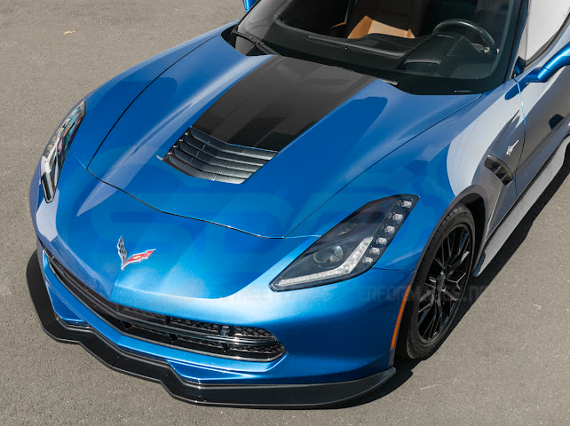 2014-2019 CORVETTE C7 BASE | JAKE SKULL LOGO HOOD VINYL DECAL STRIPE